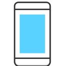 Blue phone image